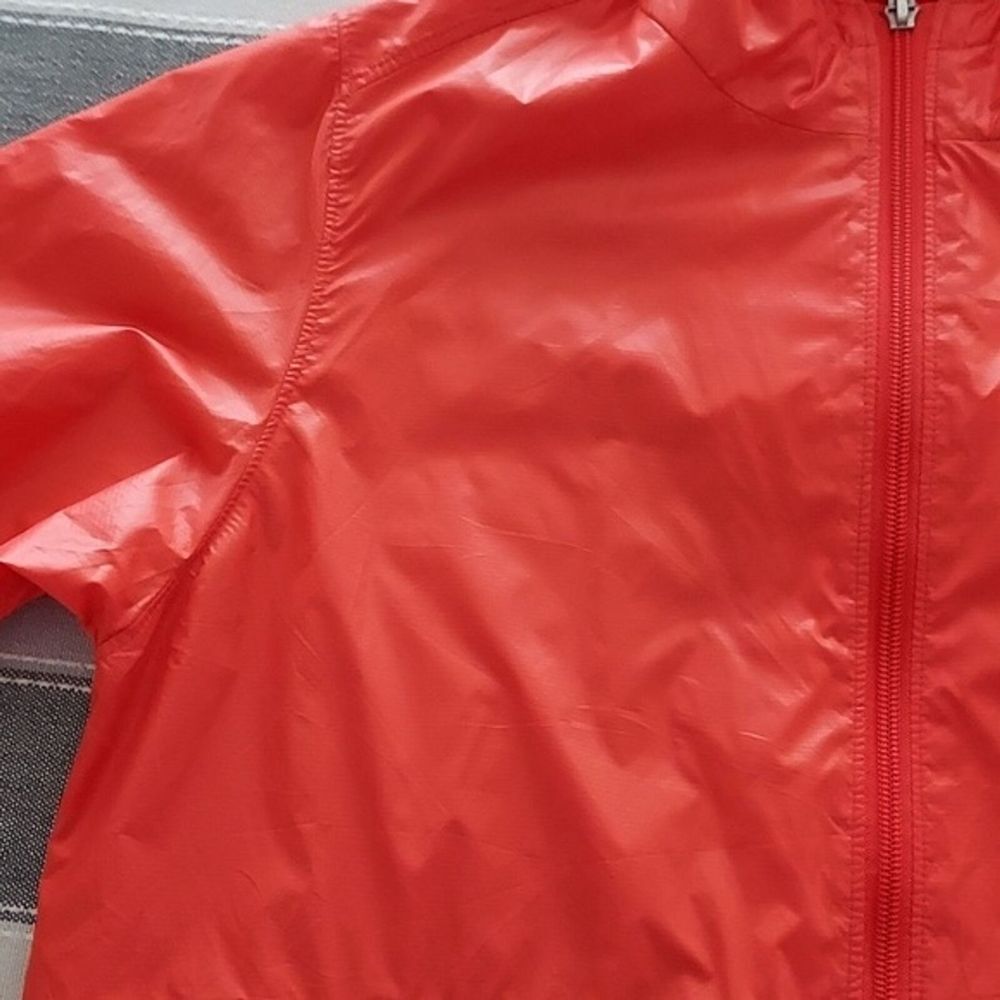 Hanna Andersson Unisex Youth Burnt Orange Windbreaker Hooded Jacket Size 160 12 - Picture 5 of 14